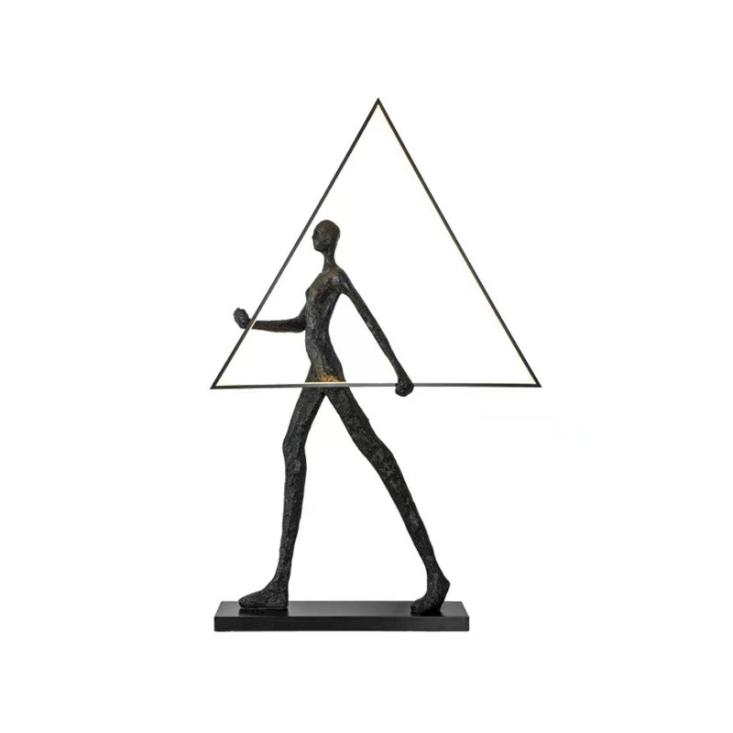 Esprit d'Autrefois revendeur DRIMMER Museum, vous propose leLampadaire  homme triangle LED