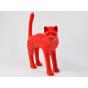 STATUE CHAT ROUGE IMPRESSION H102