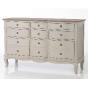 COMMODE 9 TIROIRS TAUPE MADDY