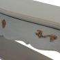 Console longue  galbée 1 tiroir Murano taupe