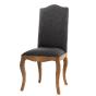 Esprit d'autrefois revendeur Amadeus, vous propose lEnsemble de 2 chaises en tissus gris RENOIR création française AMADEUS design'
