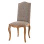 Esprit d'autrefois revendeur Amadeus, vous propose l'Ensemble de 2 chaises en tissus taupe RENOIR, création française Amadeus design