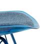 Ensemble de 4 chaises bleues en polypropylene transparent Castille