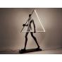 Lampadaire  homme triangle LED