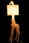 Lampe statue Girafe Blanche