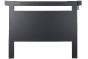 Tête de lit 160 noire liséré blanc Horizon inspiration asiatique